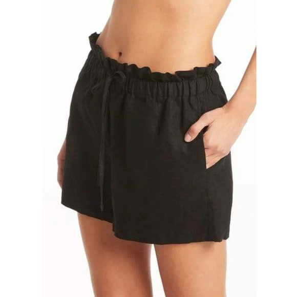 NWT Sea Level Swim Tidal Linen Skipper Short - Picture 1 of 7